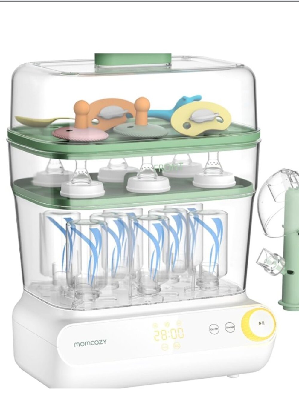 Momcozy 3 Layers Large Bottle Sterilizer and Dryer